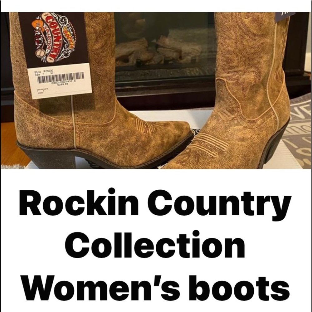 Ladies tan boots size 7M never worn, Paid $299.00. I’m asking $125 .00